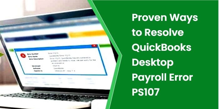 QuickBooks Desktop Payroll Error PS107