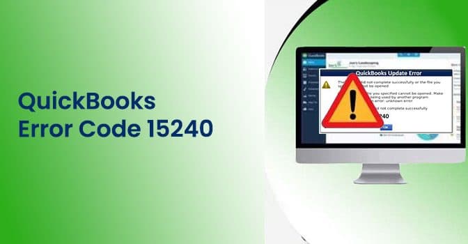 QuickBooks Error Code 15240
