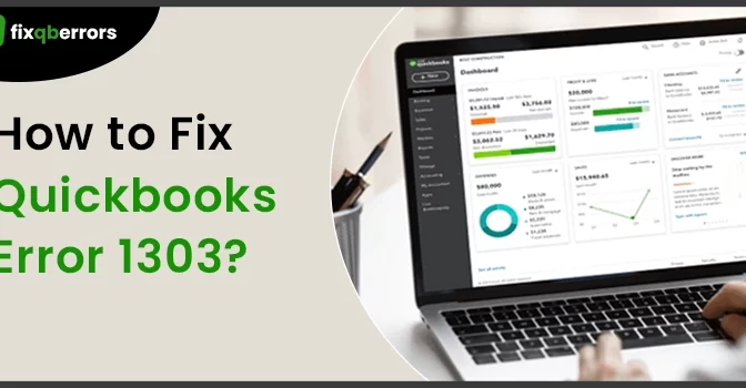 QuickBooks Error Code 1303