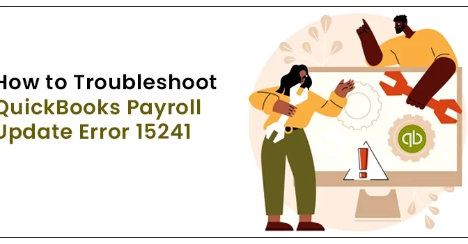 QuickBooks Error 15241? A man saying how easy to get rid of. Try now